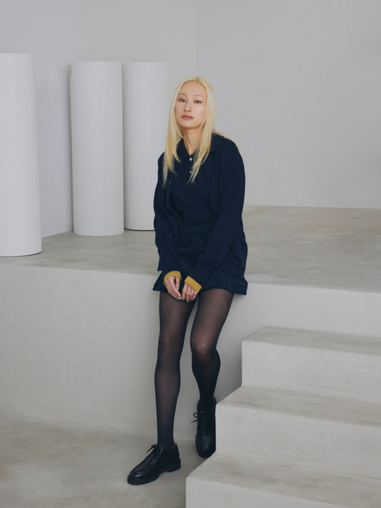 TRAVEL CARDIGAN/ NAVY