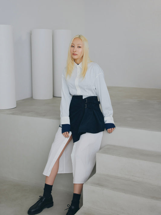 MINI TOOL SKIRT/ CORDUROY