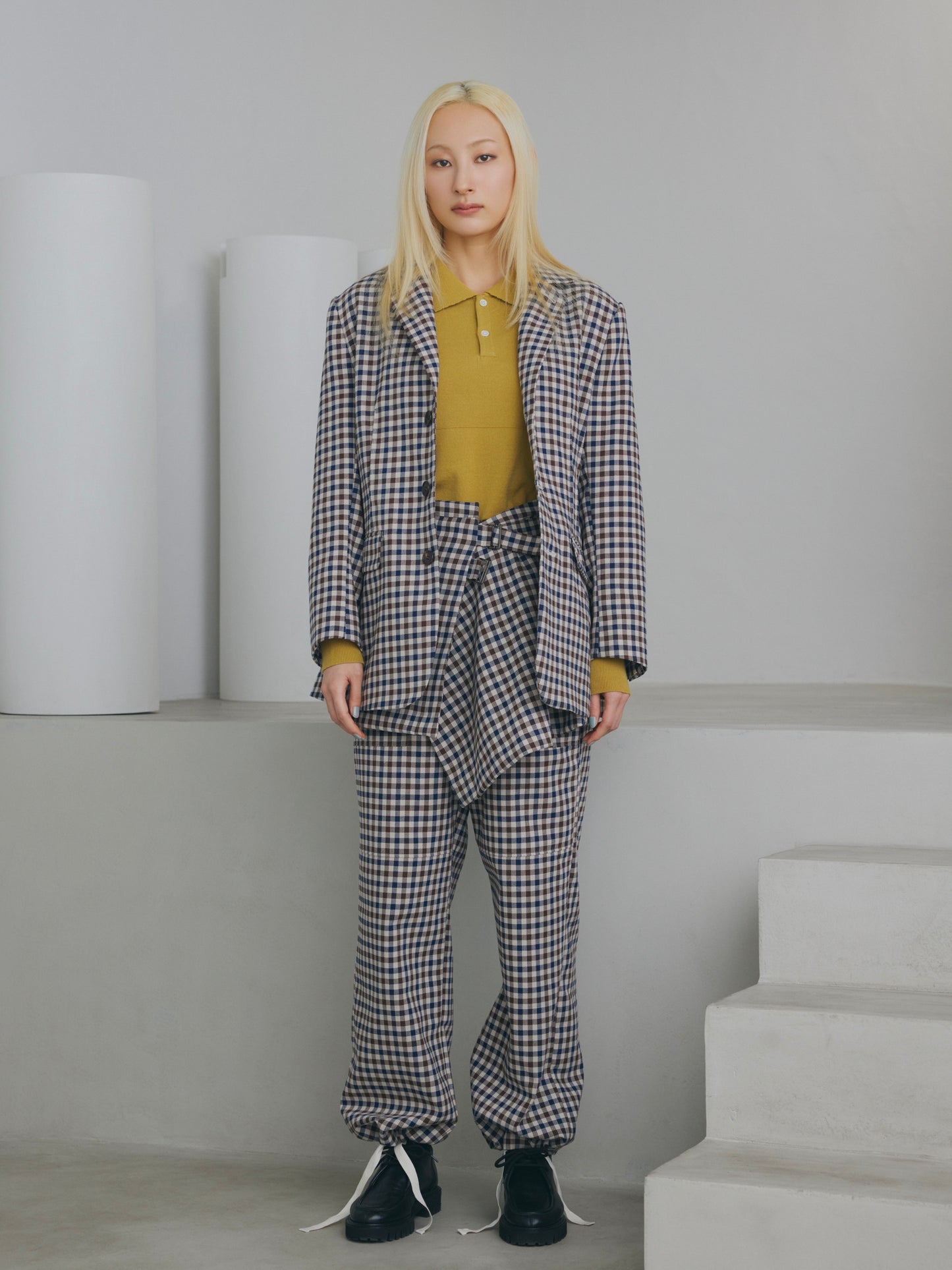 MINI TOOL SKIRT/ CHECK