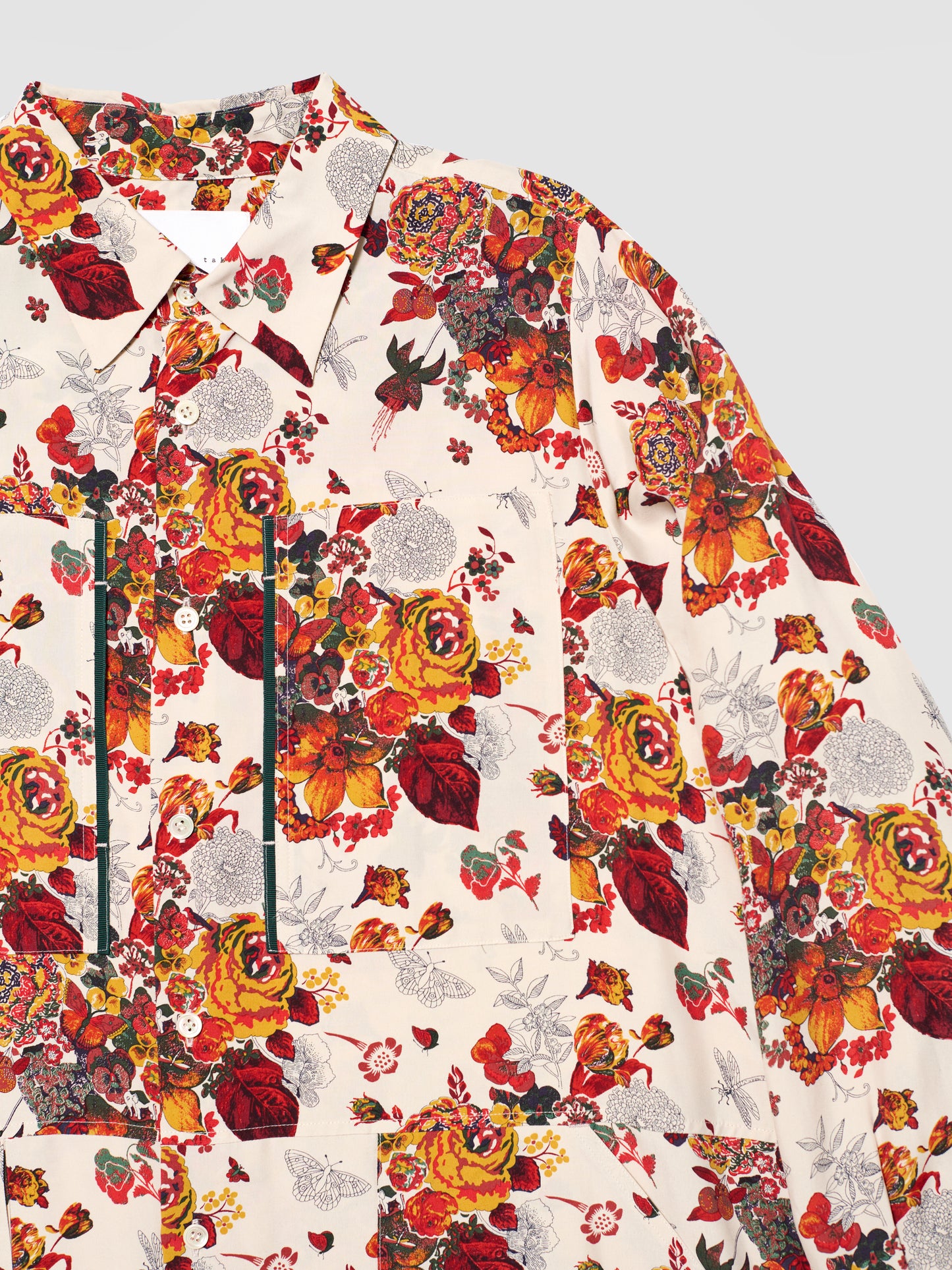 MUSE SHIRT DRESS/ WHITE FLORAL
