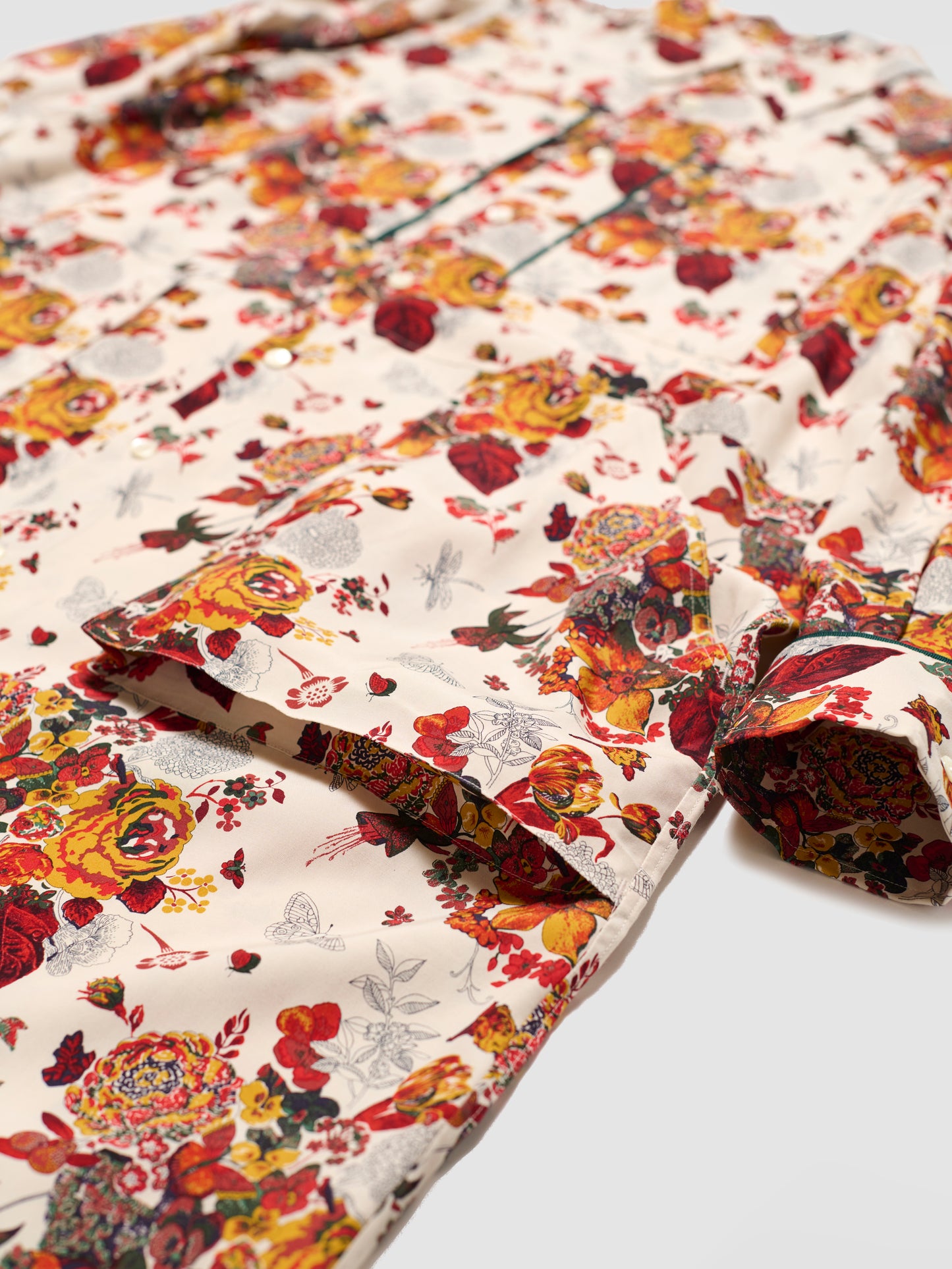 MUSE SHIRT DRESS/ WHITE FLORAL