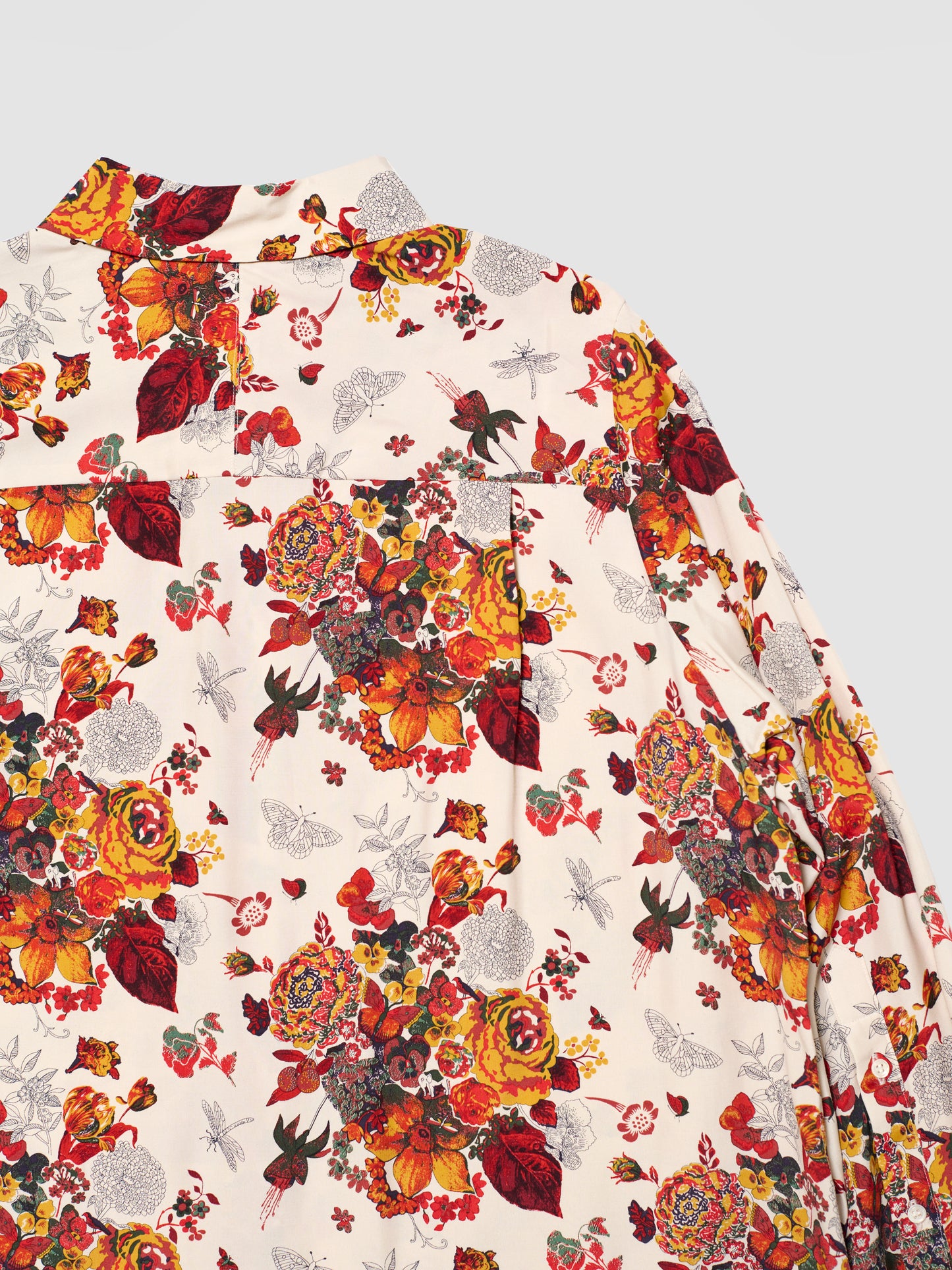 MUSE SHIRT DRESS/ WHITE FLORAL