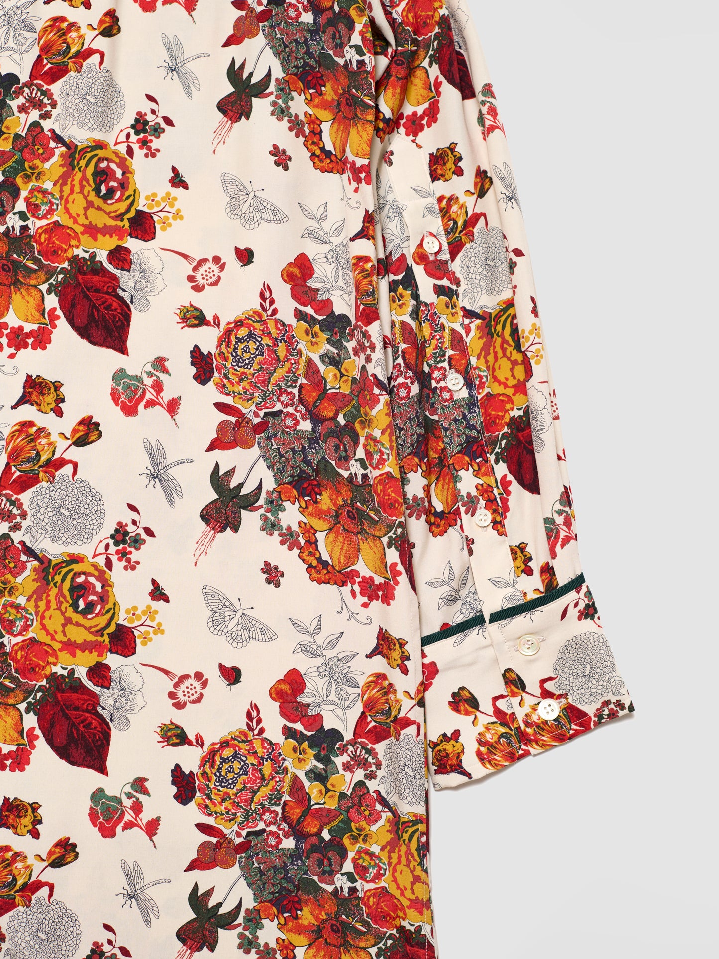 MUSE SHIRT DRESS/ WHITE FLORAL