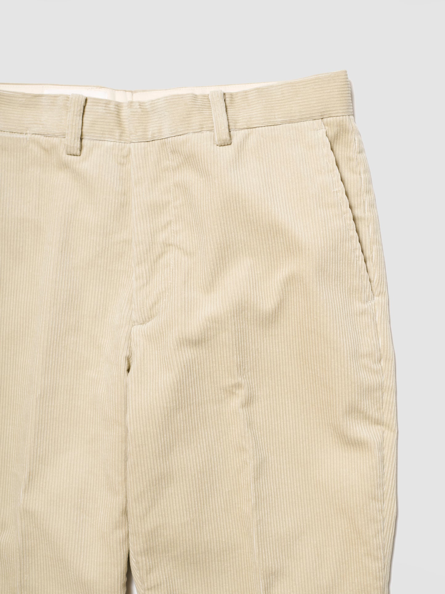 SUIT TROUSER/ CREAM CORDUROY