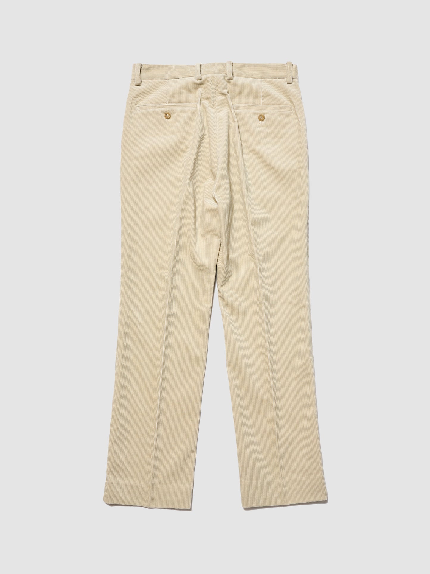 SUIT TROUSER/ CREAM CORDUROY