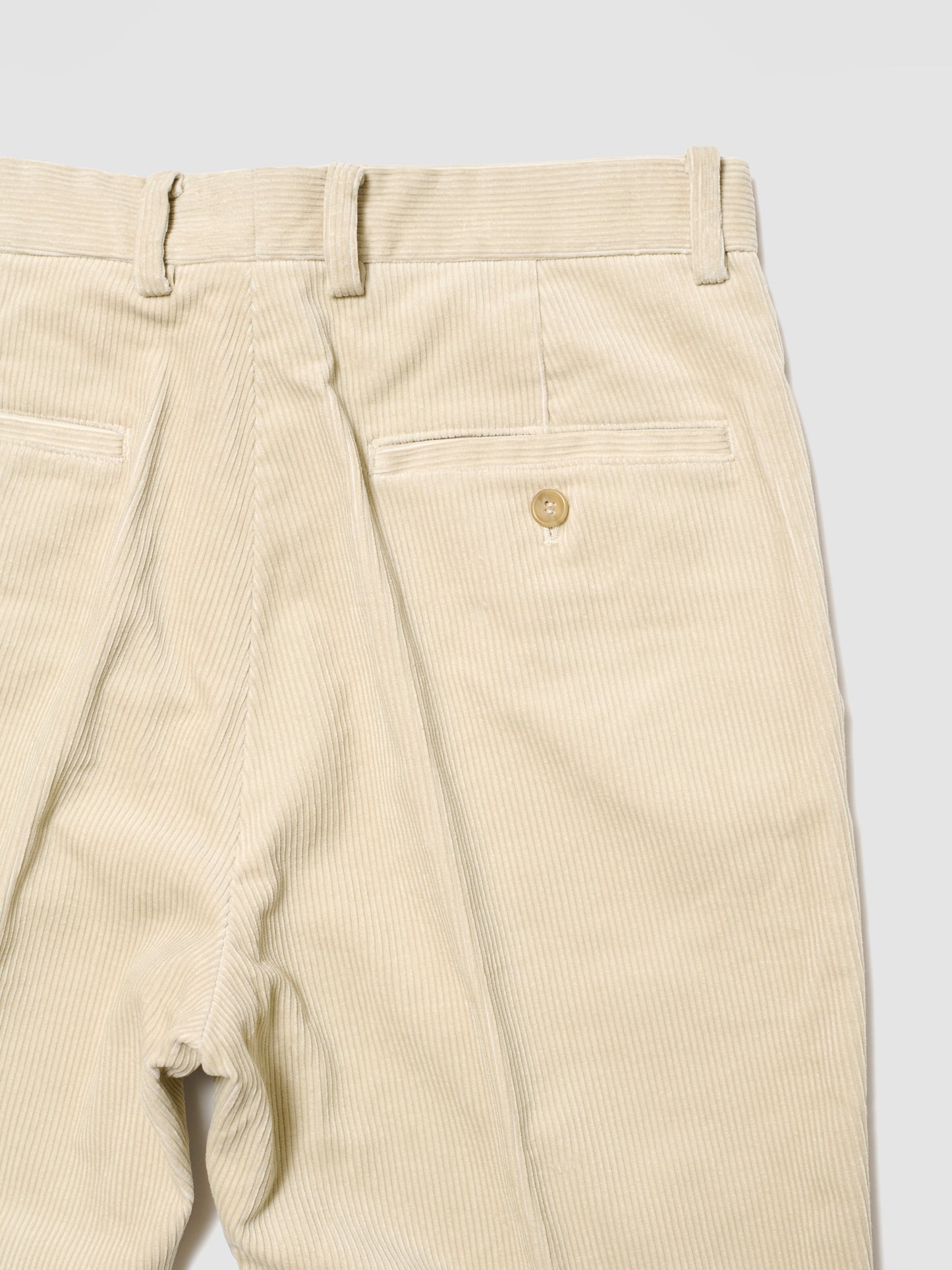 SUIT TROUSER/ CREAM CORDUROY