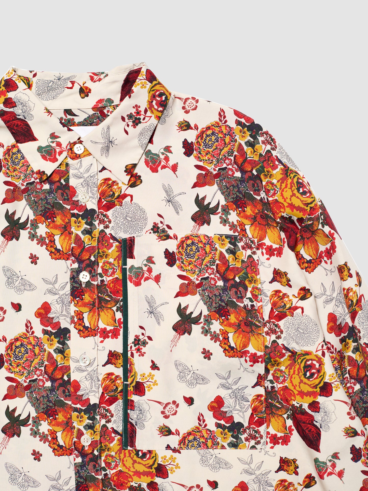 MUSE SHIRT/ WHITE FLORAL