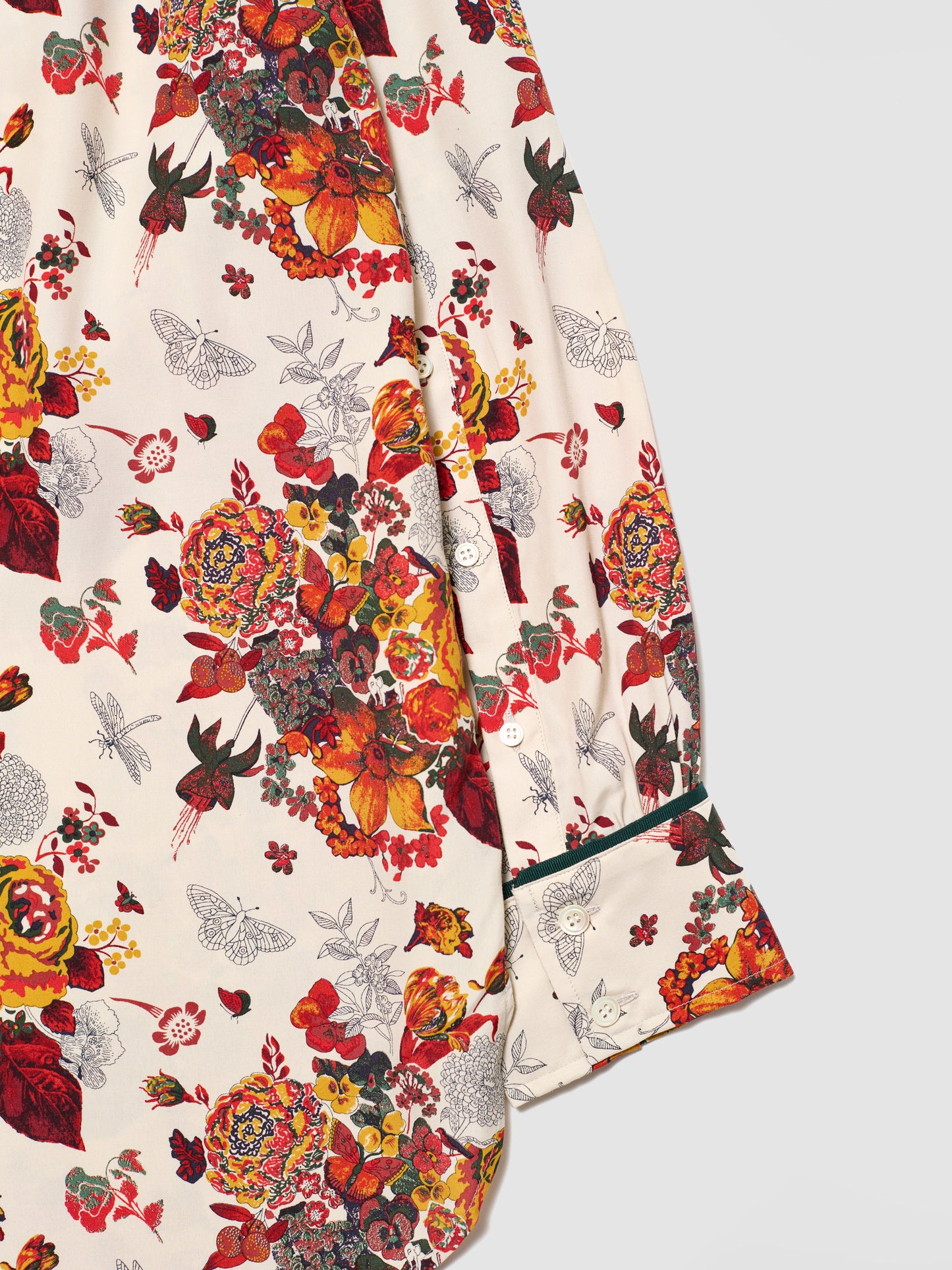 MUSE SHIRT/ WHITE FLORAL