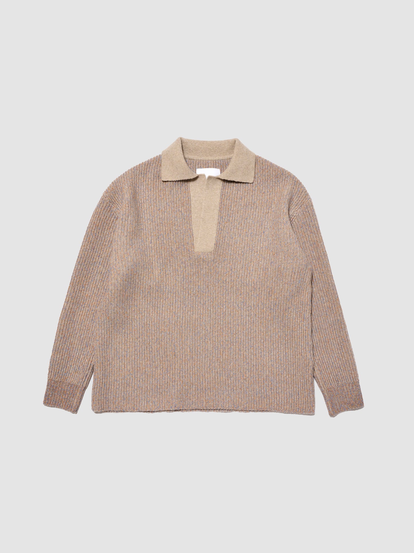 BASS POLO SWEATER/ MULTI BEIGE