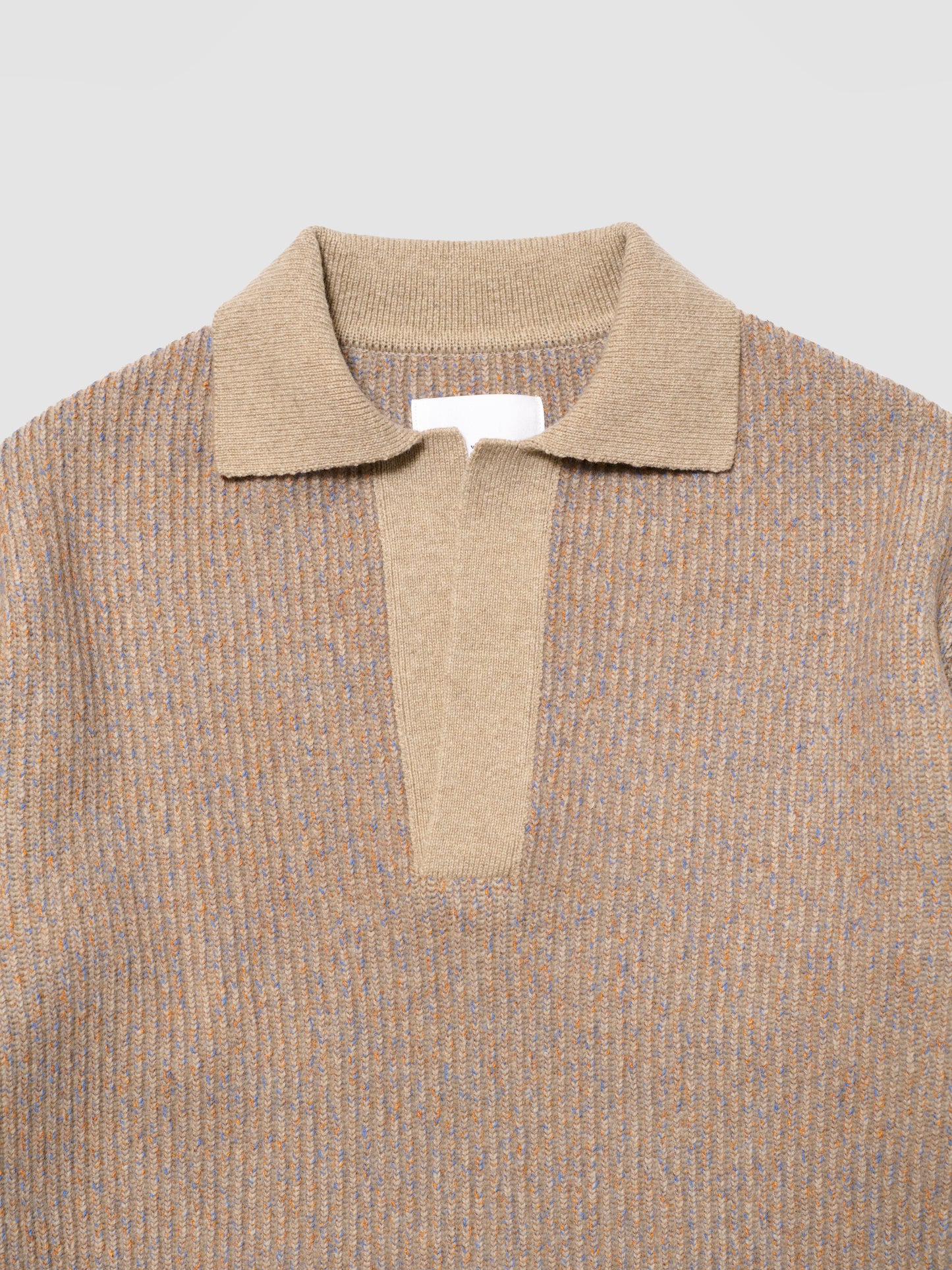 BASS POLO SWEATER/ MULTI BEIGE