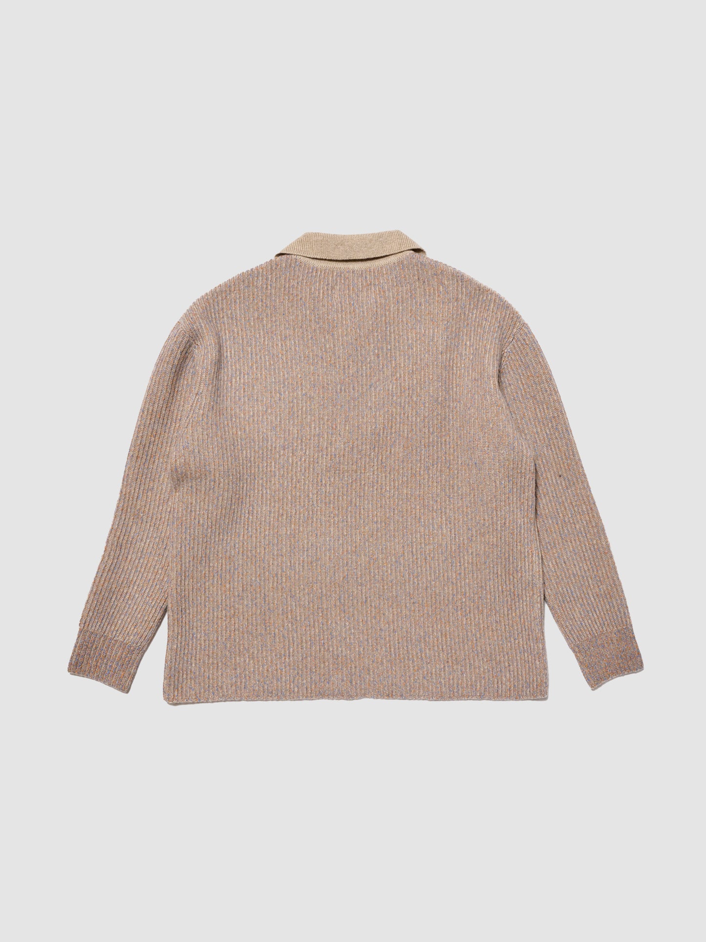 BASS POLO SWEATER/ MULTI BEIGE