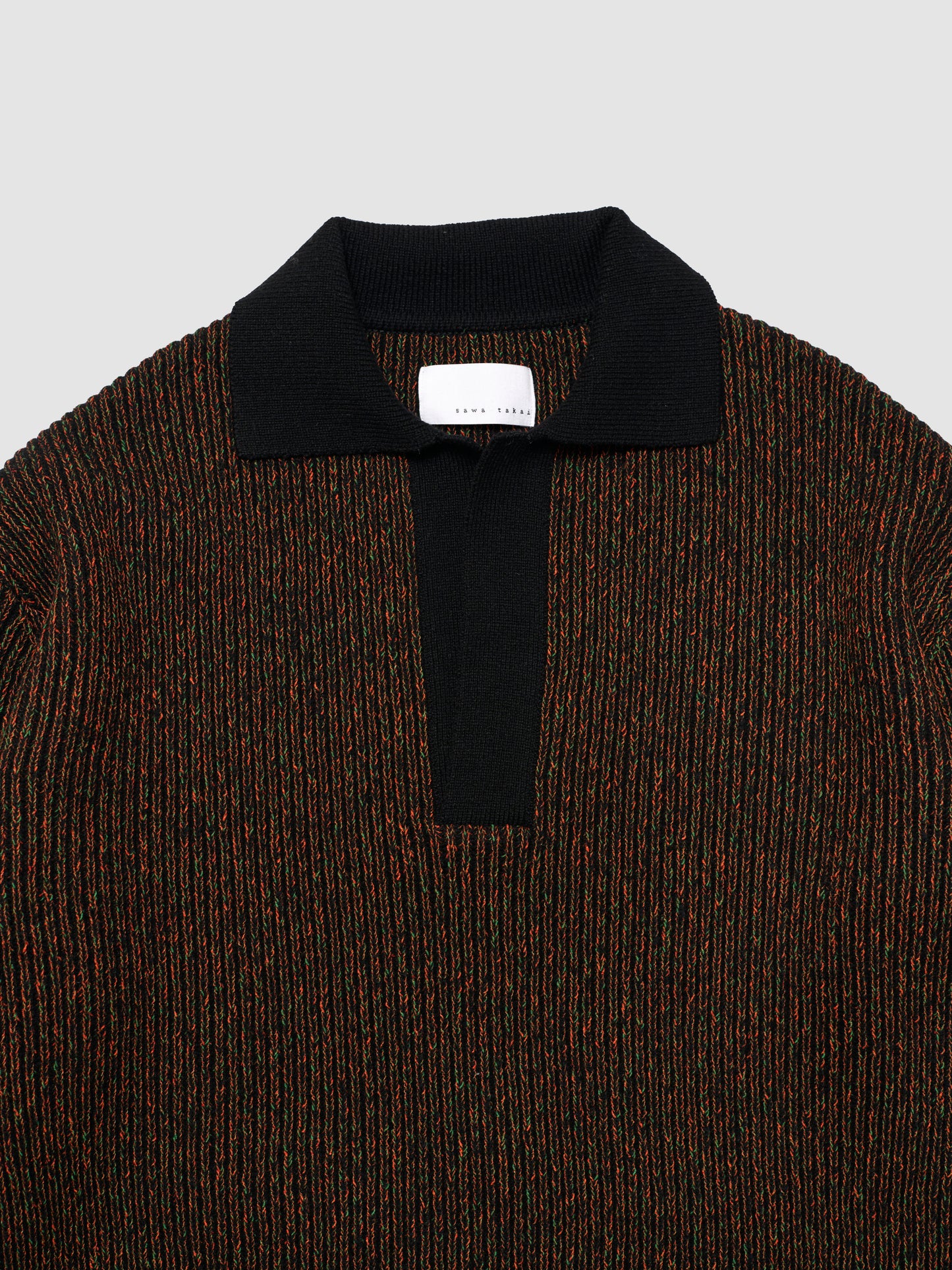 BASS POLO SWEATER/ MULTI BLACK