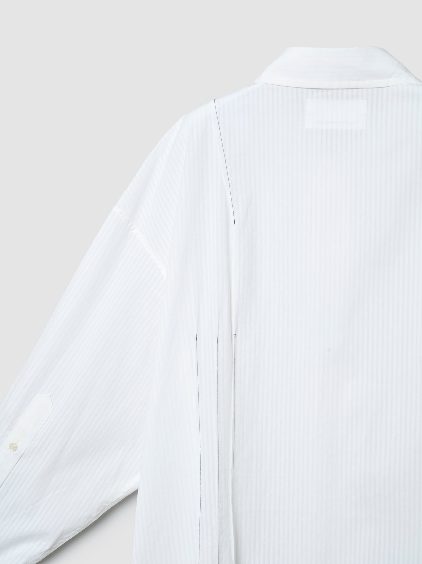 TRAVEL SHIRT DRESS/ WHITE STRIPE