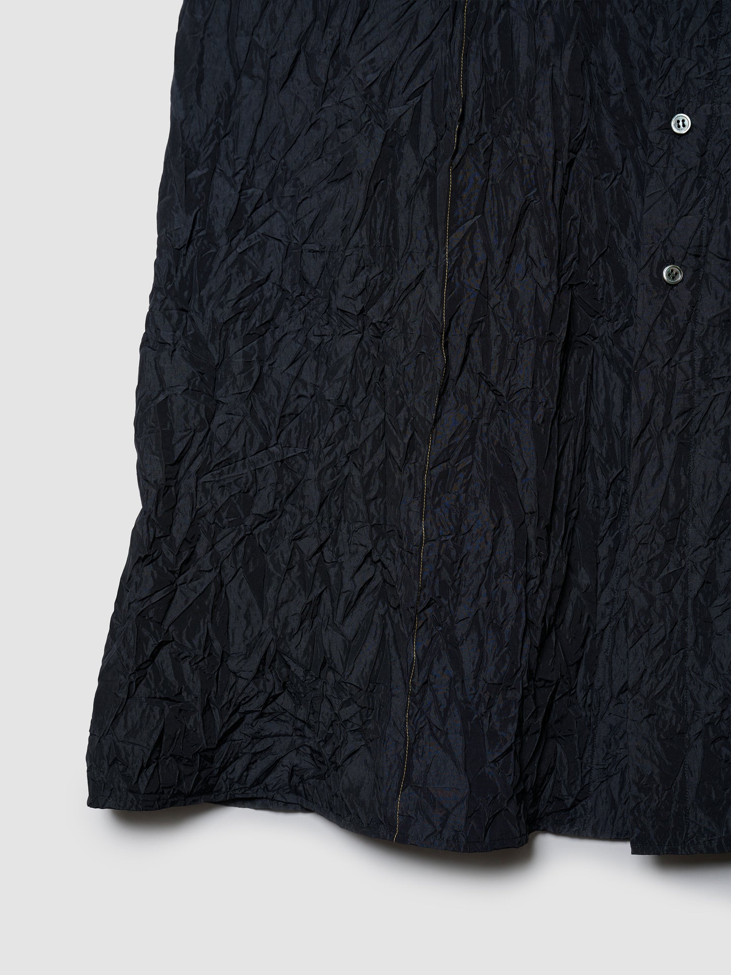 TRAVEL SHIRT DRESS/ CRINKLE BLACK