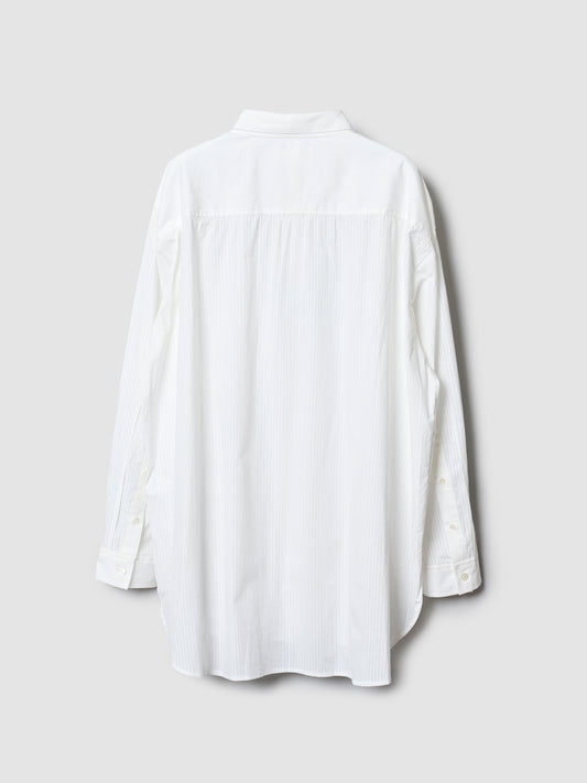 TRAVEL SHIRT/ WHITE STRIPE