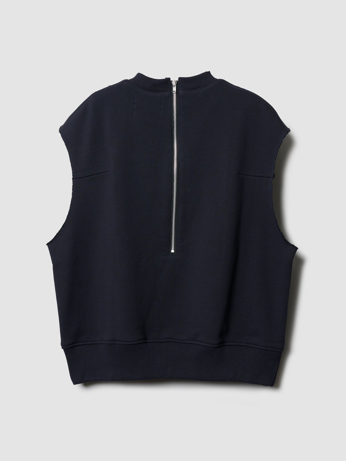 BACK ZIP VEST/ DK. NAVY