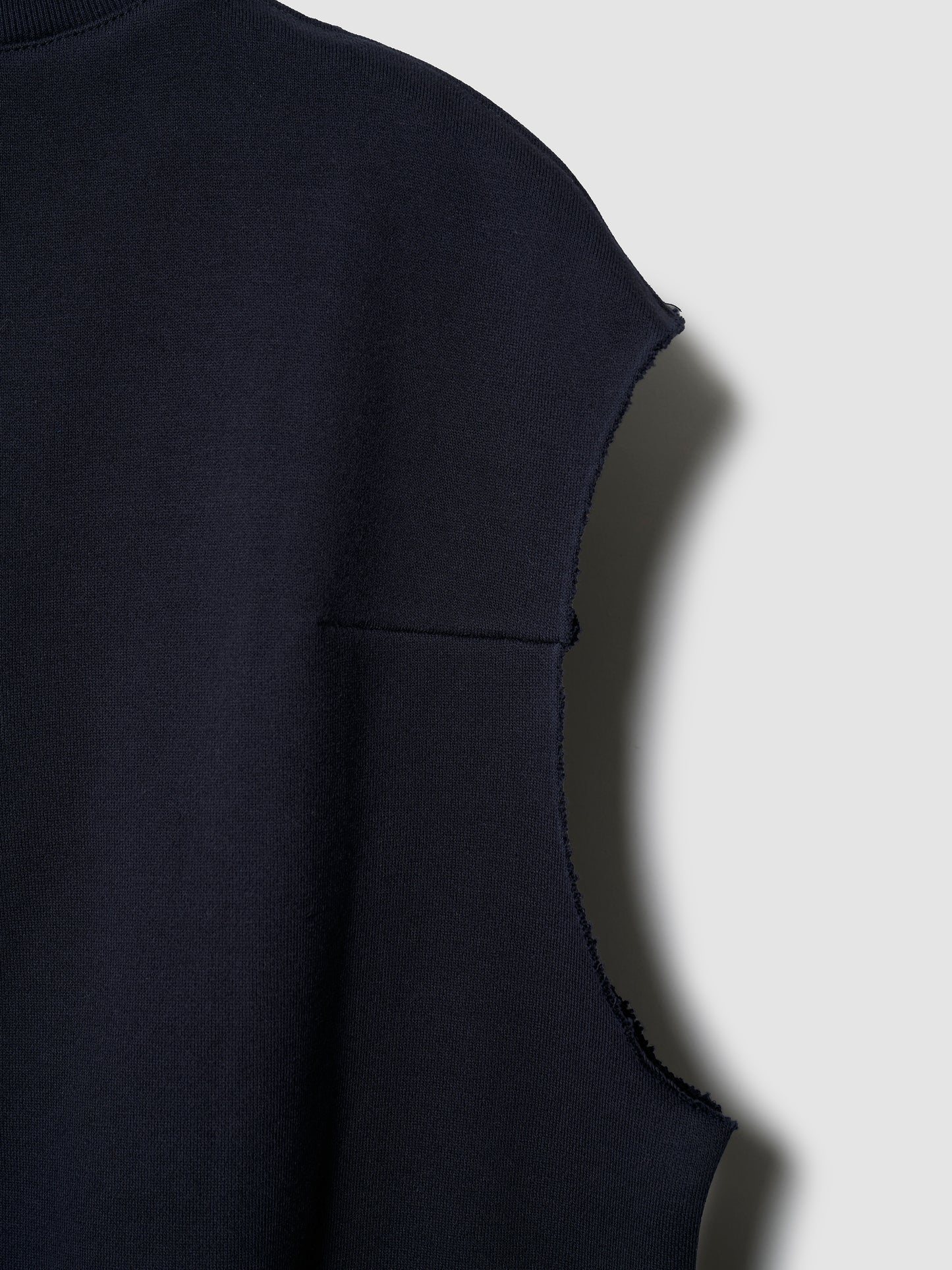 BACK ZIP VEST/ DK. NAVY
