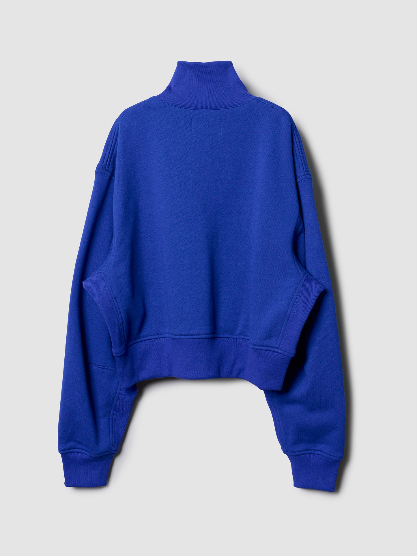 CROPPED SWEAT JACKET/ ROYAL