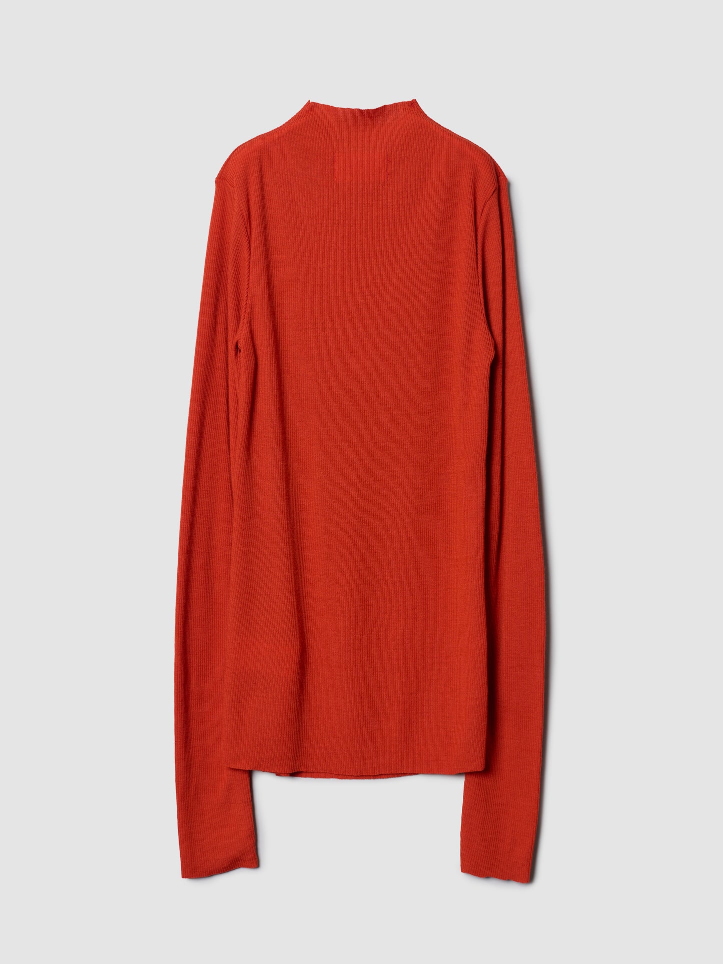MOCK NECK LONG TEE/ ORANGE