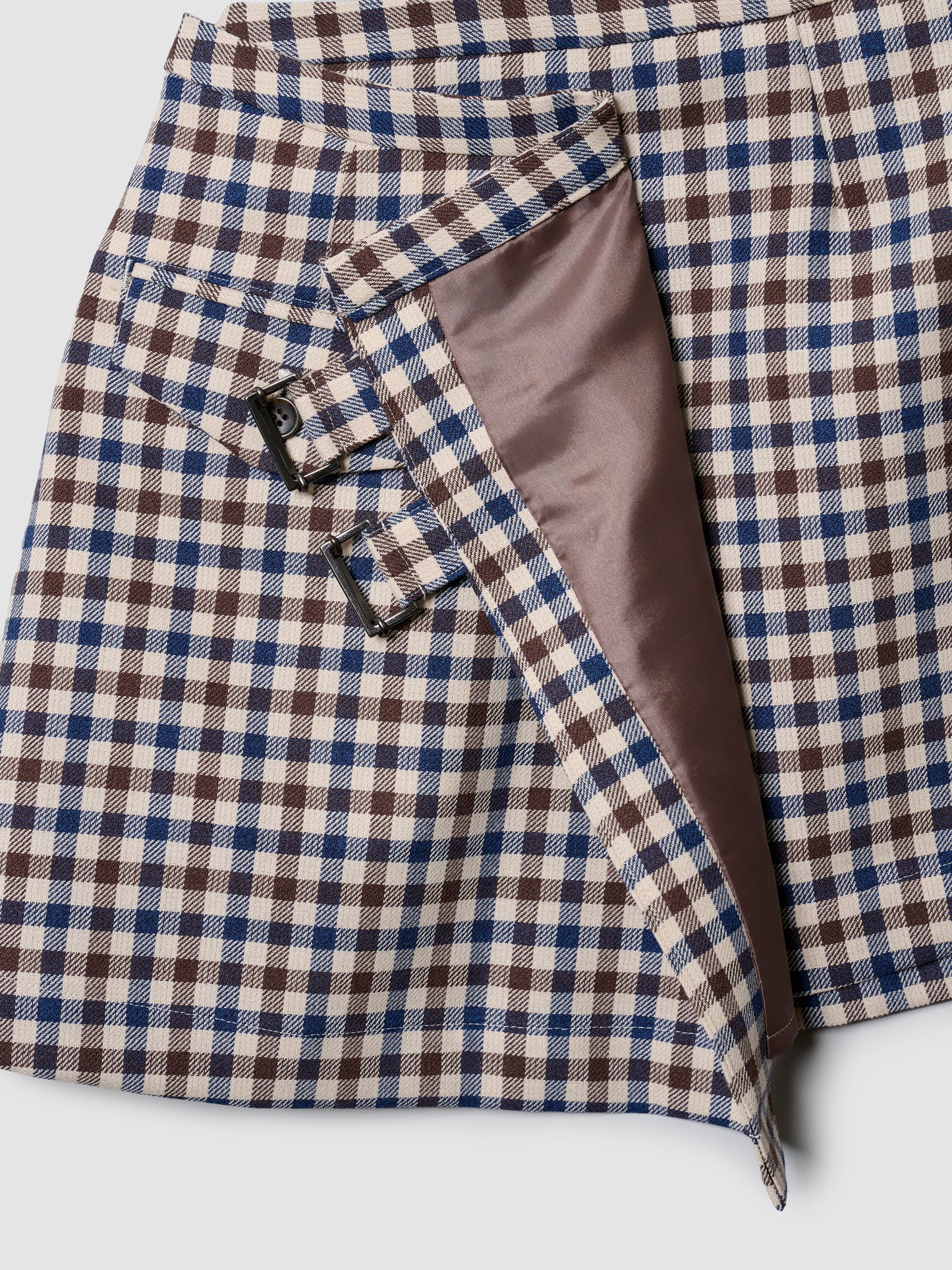 MINI TOOL SKIRT/ CHECK
