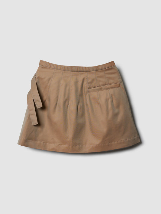 MINI TOOL SKIRT/ BEIGE