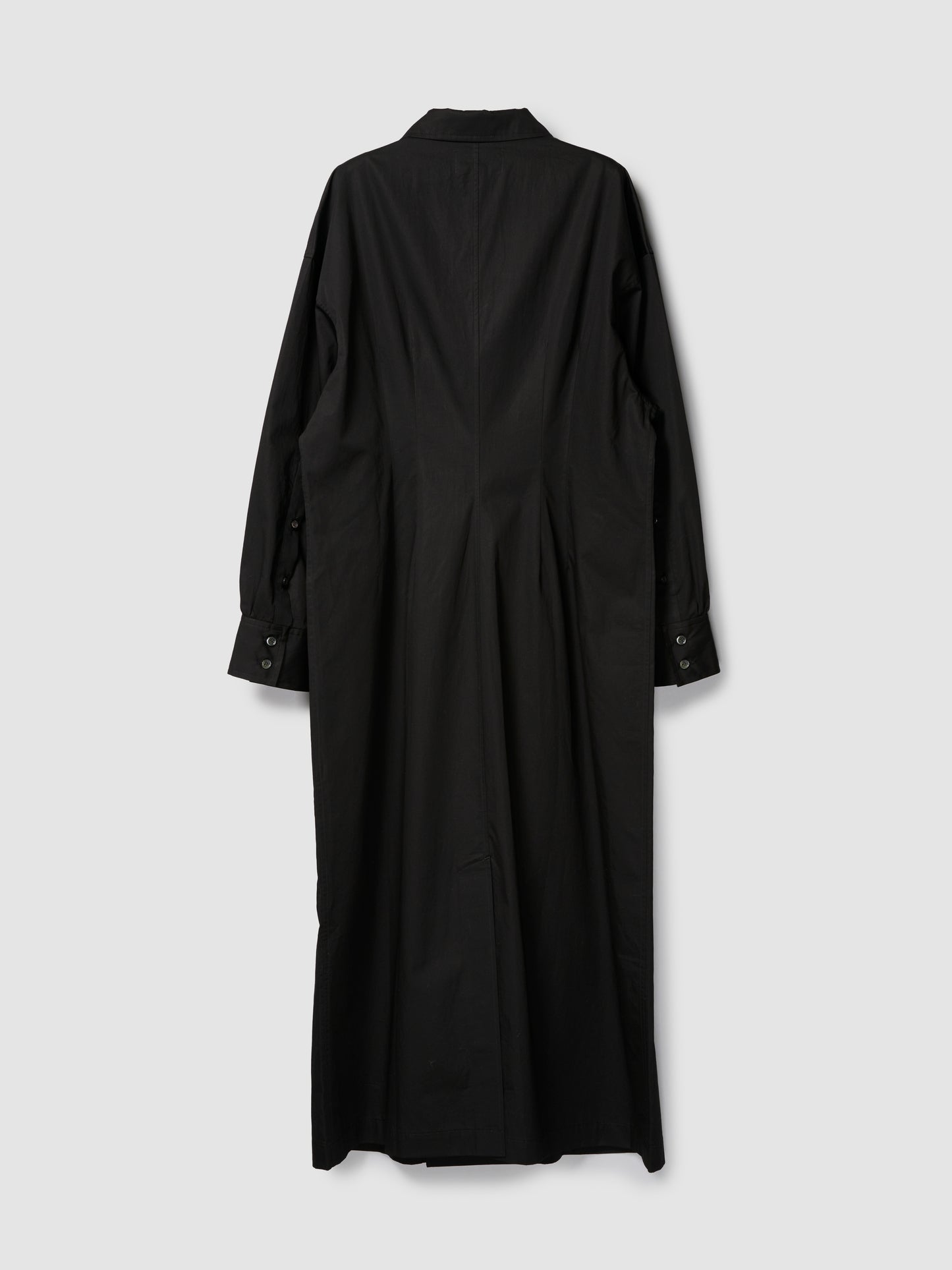 DB SHIRT DRESS/ BLACK