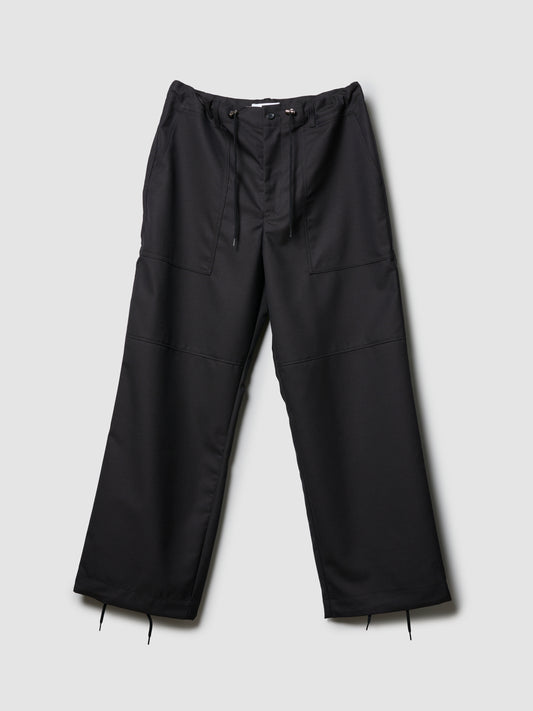 UTILITY PANTS/ NAVY HOUNDSTOOTH