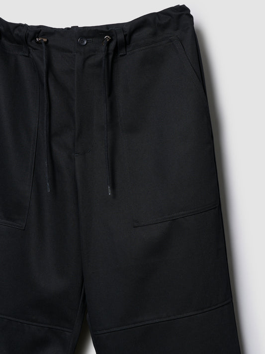 UTILITY PANTS/ BLACK TWILL