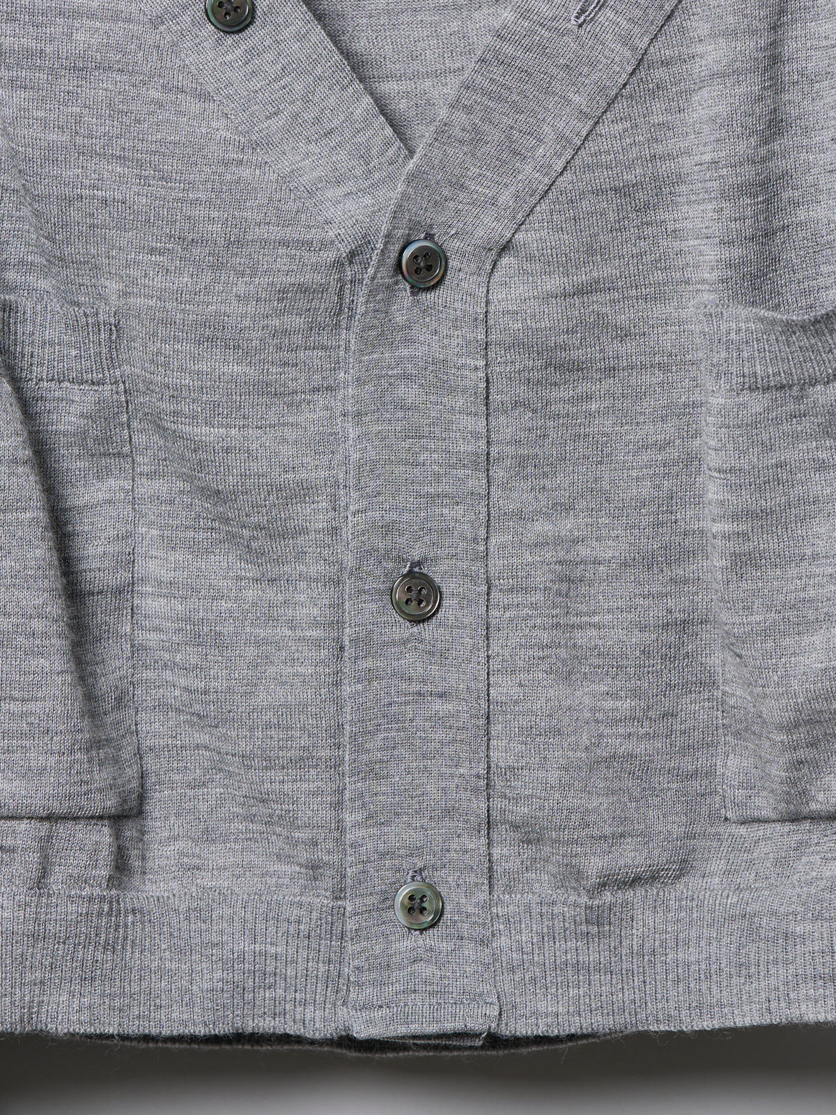 WRAP SWEATER/ GREY