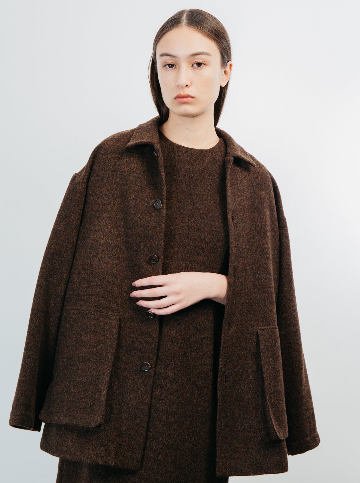 MUSE JACKET/ BROWN