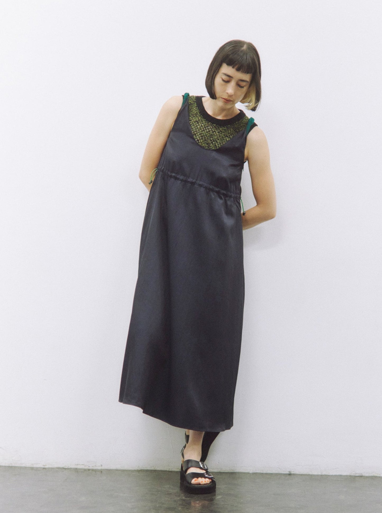 BIB DRESS/ DK. NAVY