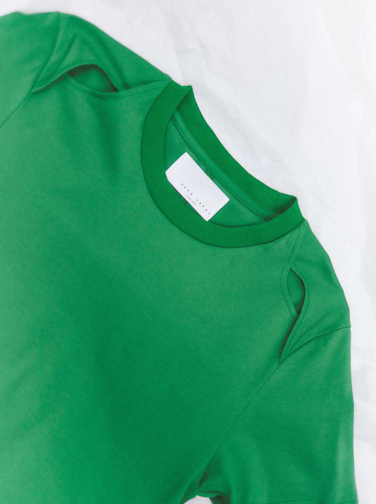 MINI CROSS TEE/ GREEN