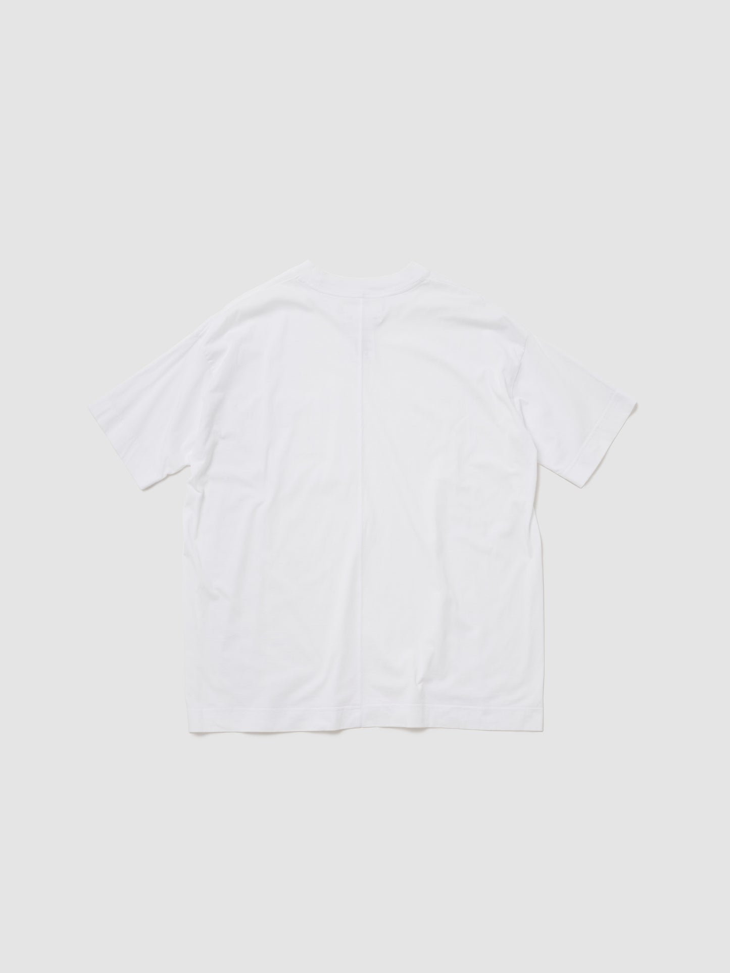 BACK SEAM POCKET TEE/ WHITE