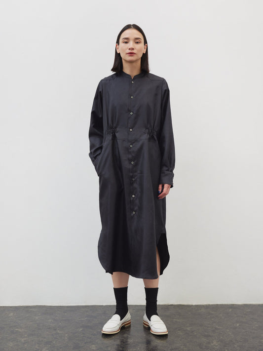 LAND SHIRT DRESS/ BLACK