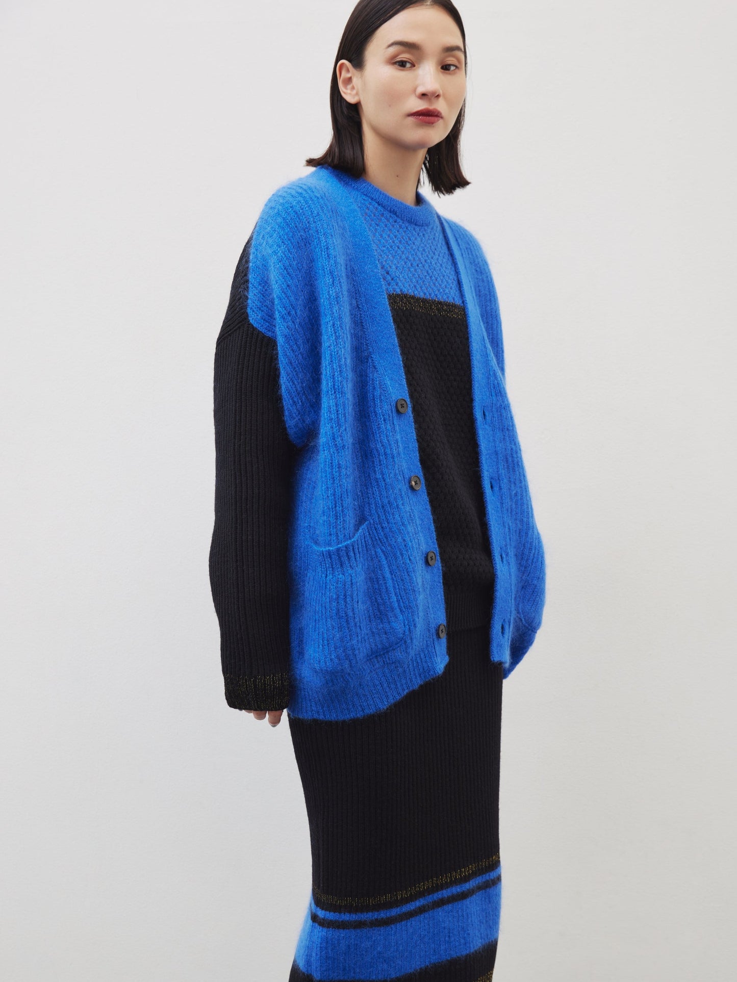 LAND CARDIGAN/ BLUE