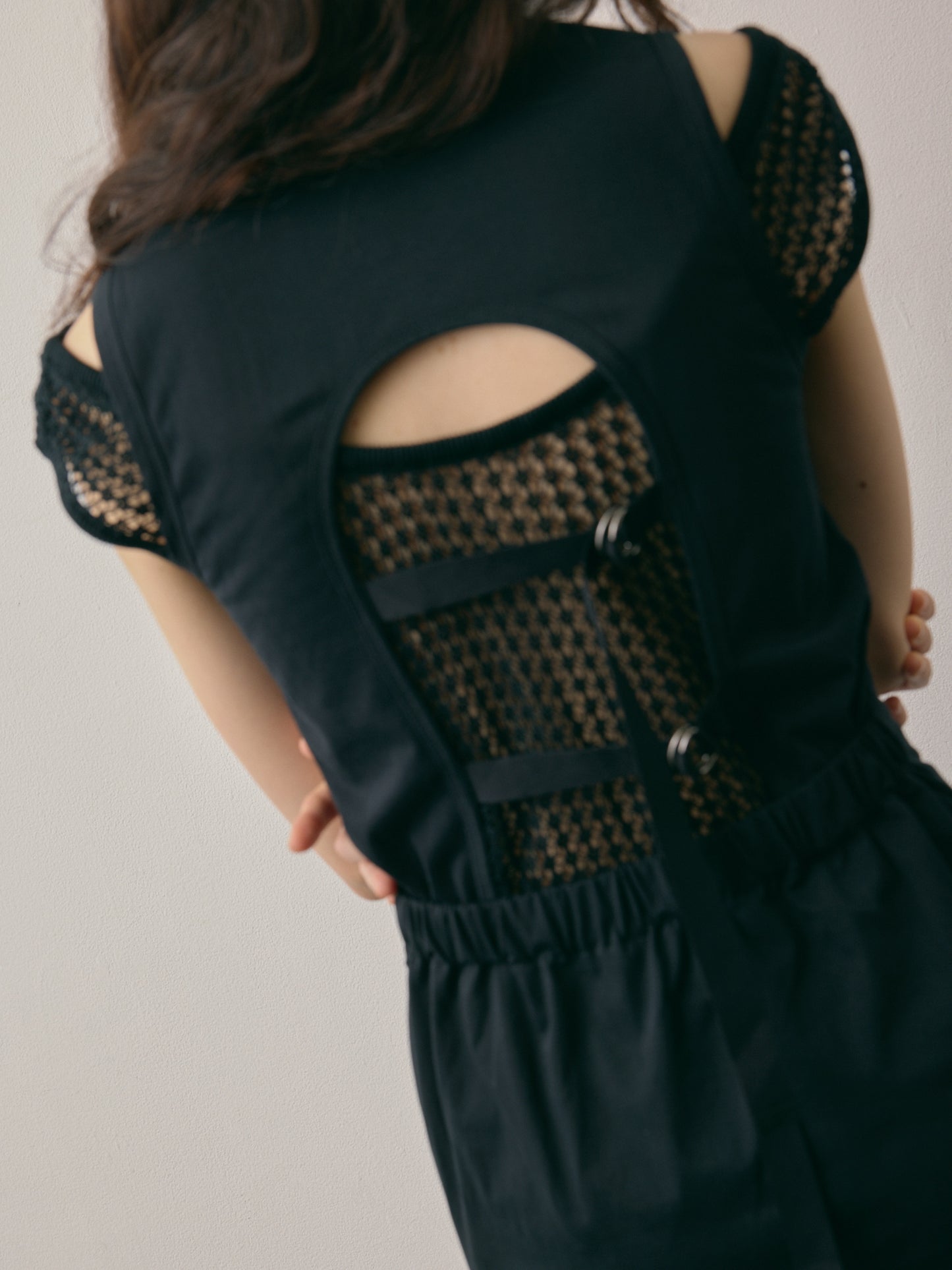 STRAP DRESS/ BLACK