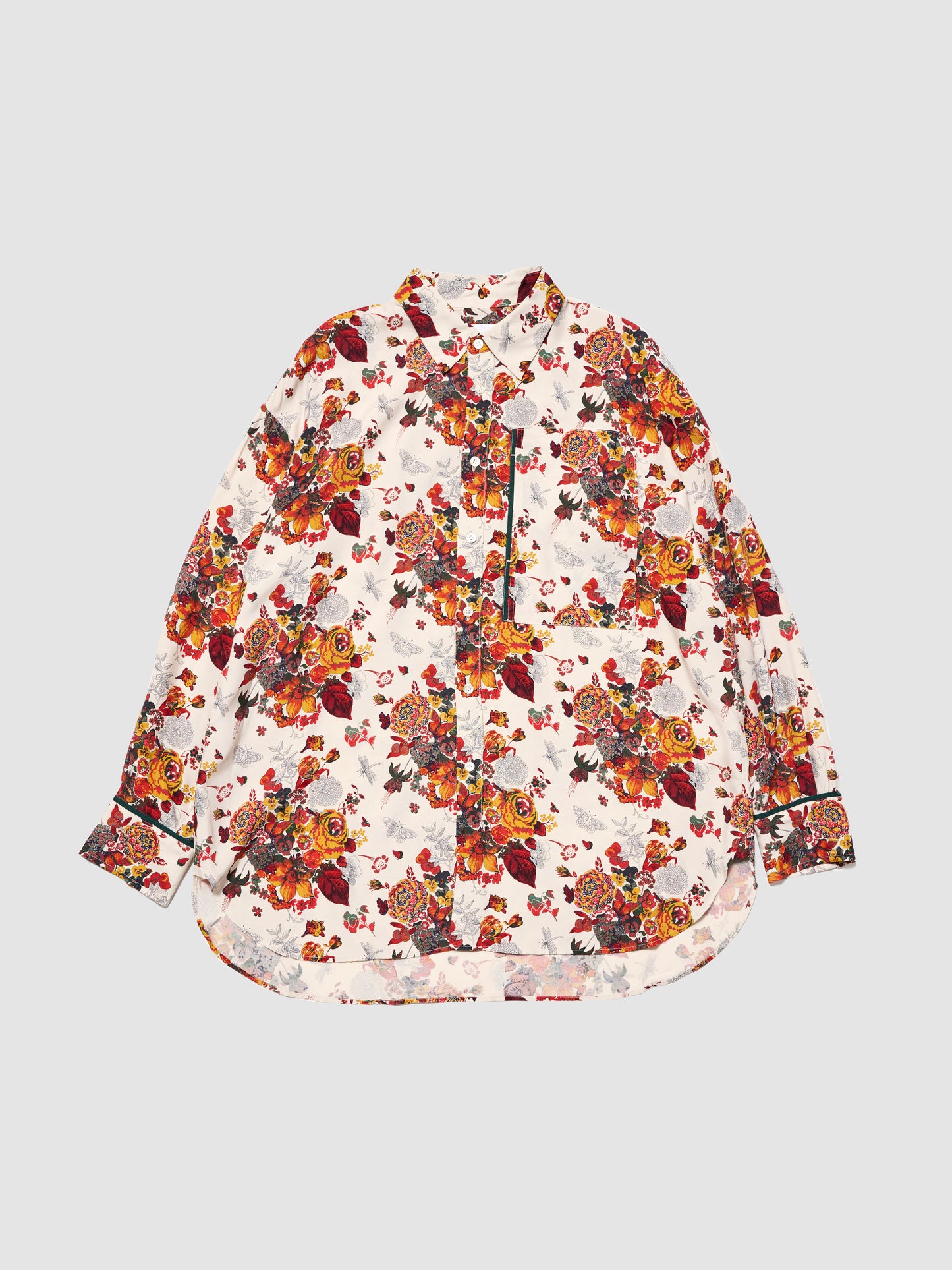 MUSE SHIRT/ WHITE FLORAL