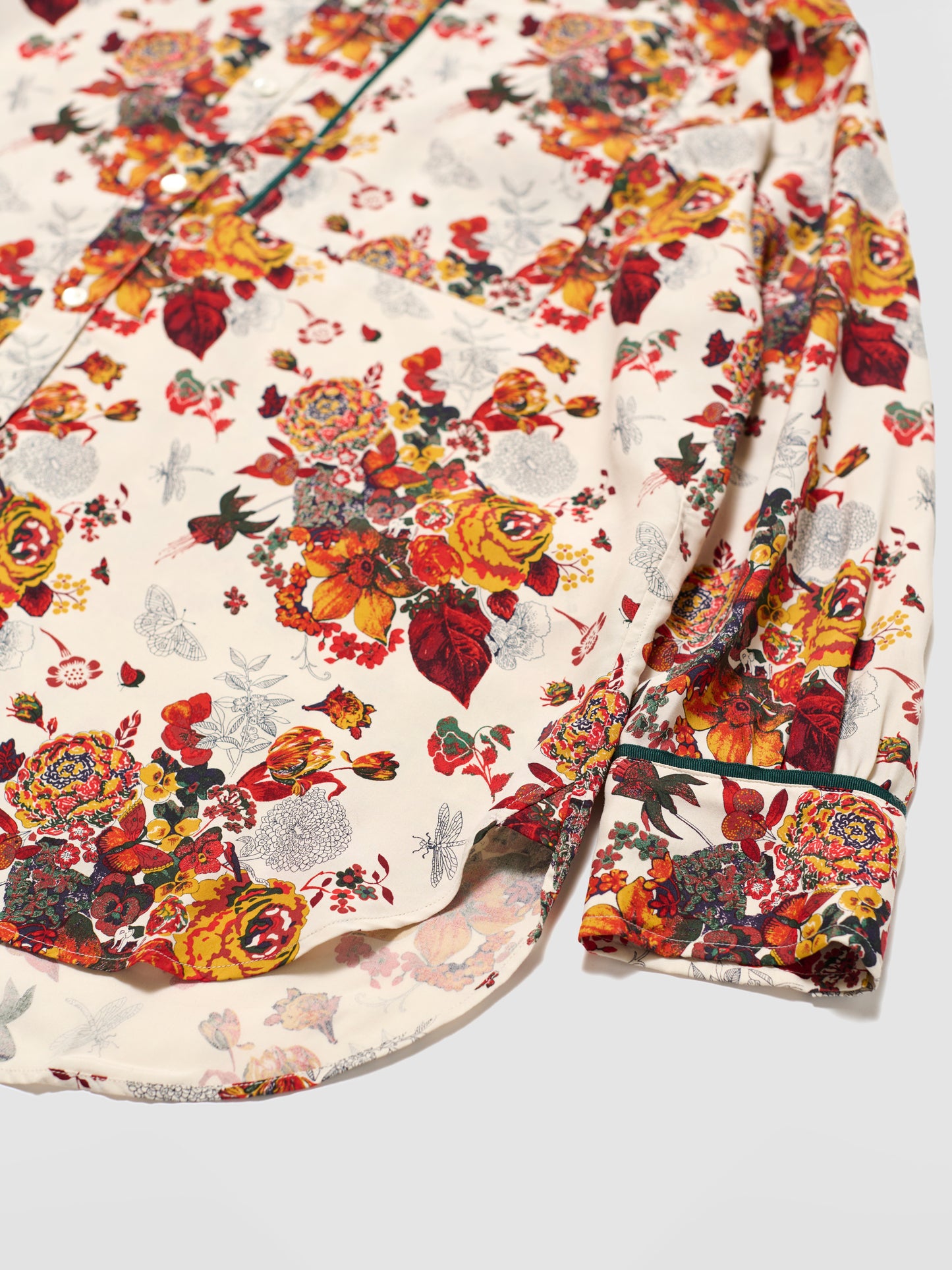 MUSE SHIRT/ WHITE FLORAL