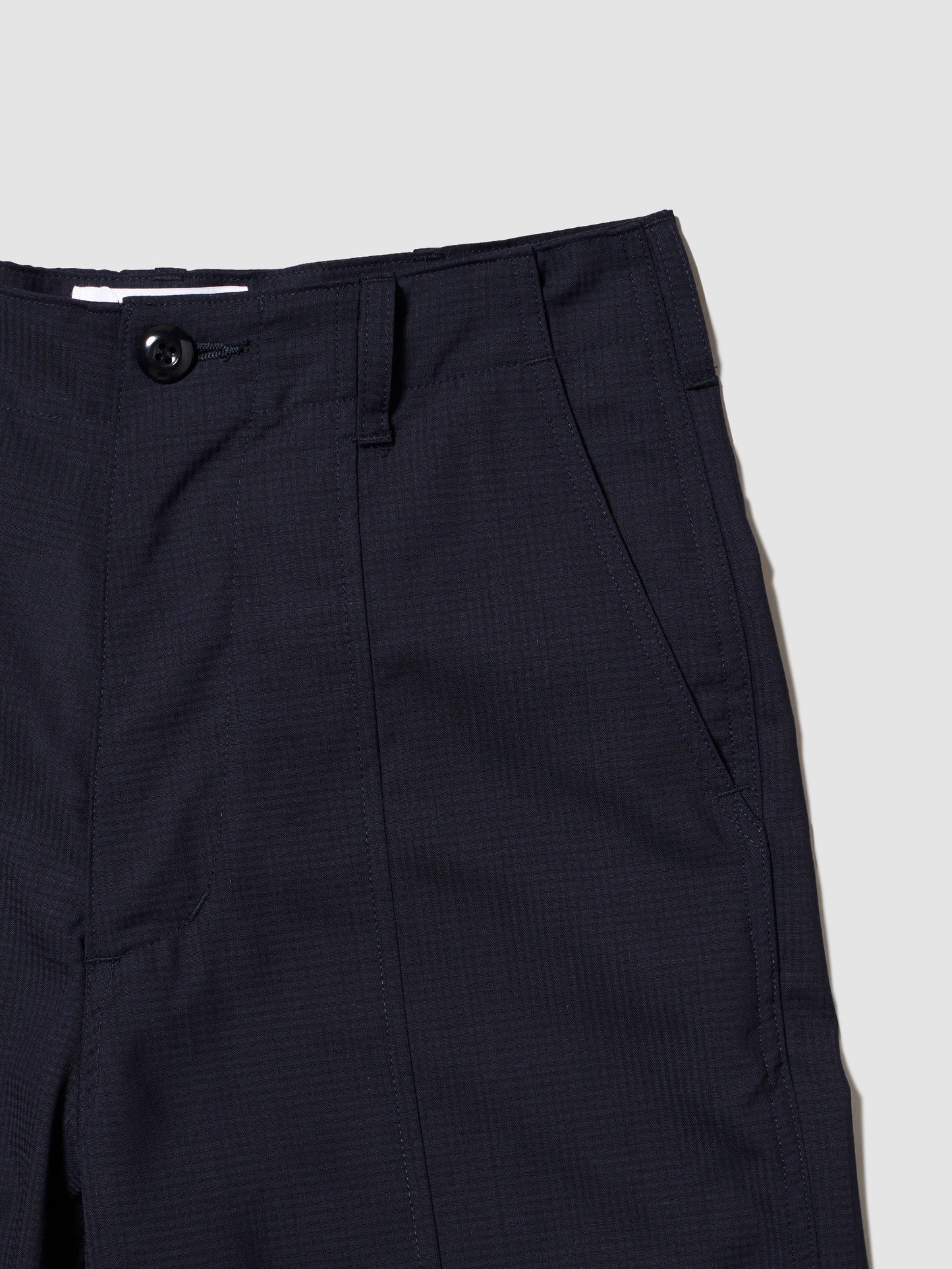SEAMED CINCH PANTS/ MIDNIGHT CHECK