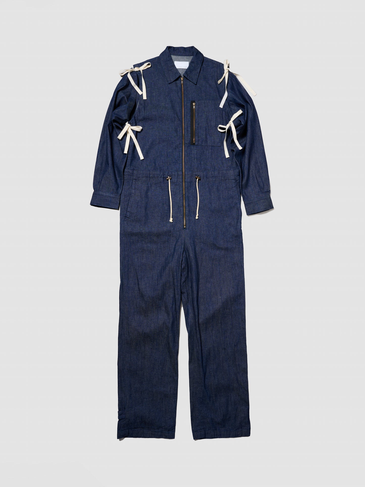 DRAWCORD JUMPSUIT/ DENIM