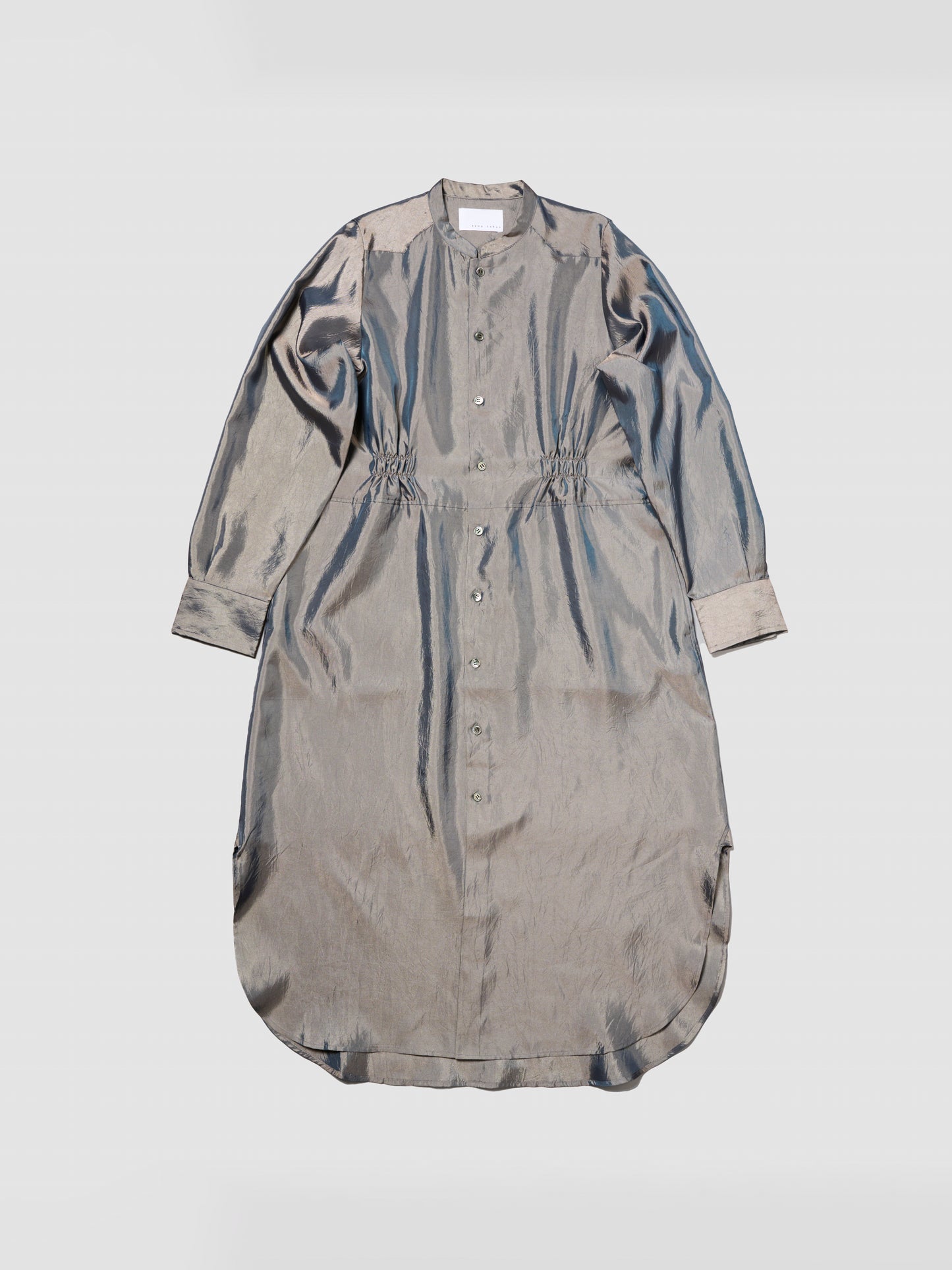 LAND SHIRT DRESS/ SILVER BLUE