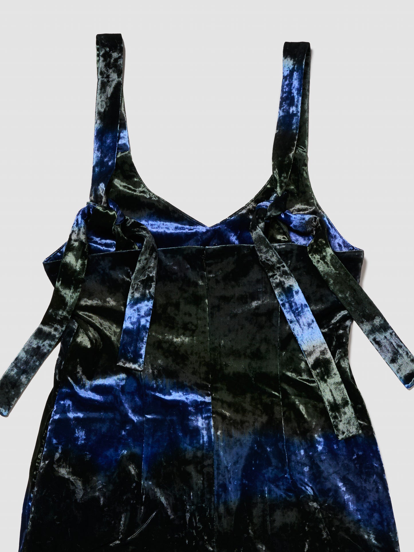 SLIP RIBBON DRESS/ NAVY