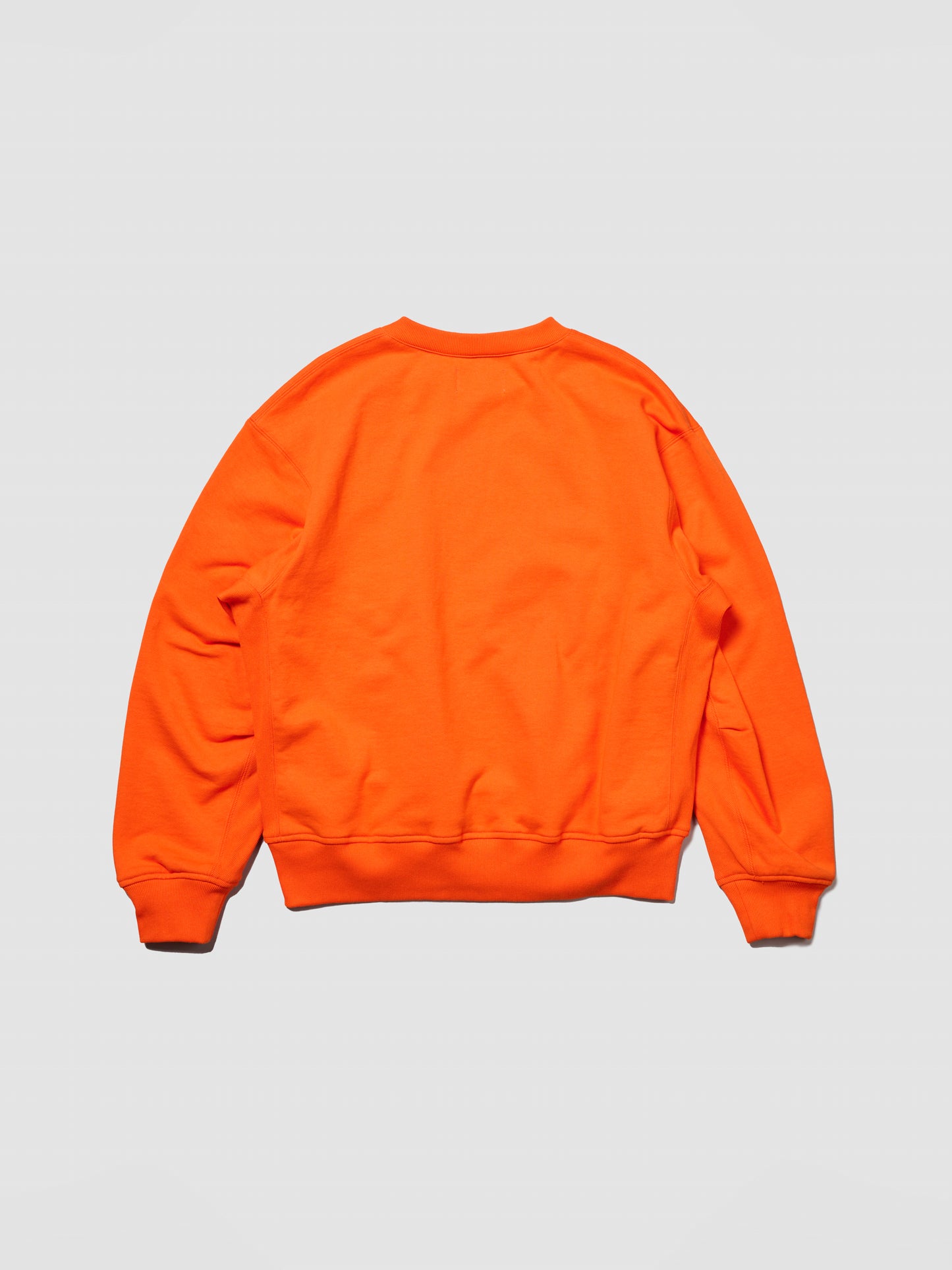 ZIP SWEAT SHIRT/ ORANGE