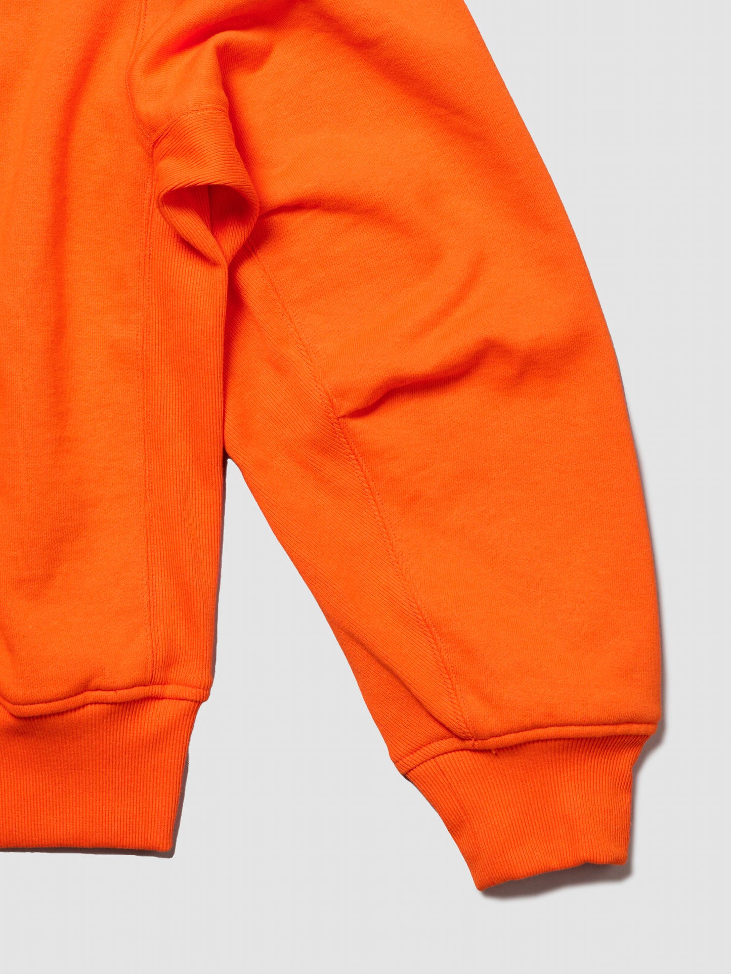 ZIP SWEAT SHIRT/ ORANGE