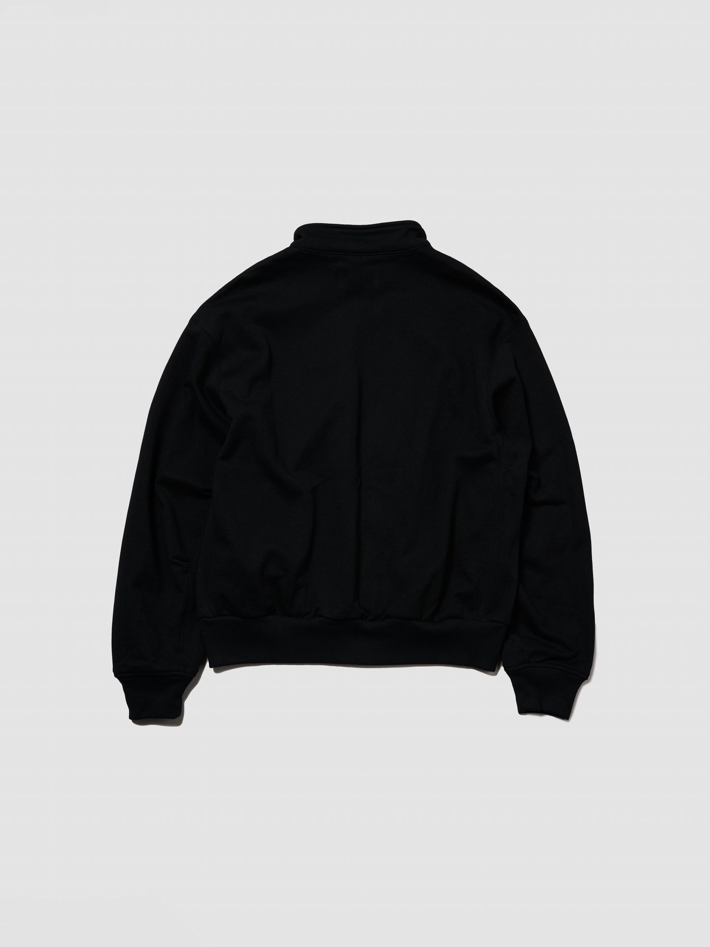 ZIP SWEAT JACKET/ BLACK