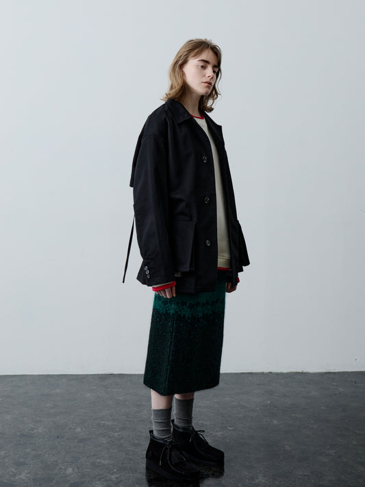 WING JACKET/ BLACK TWILL