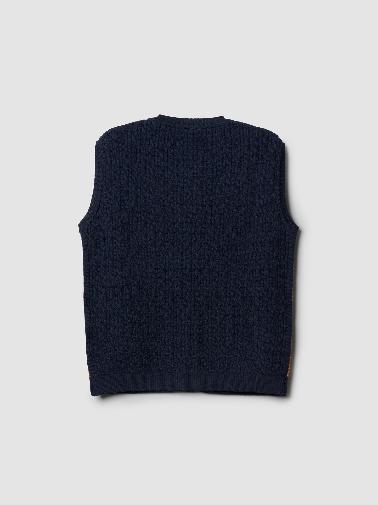 MIXED PLAID VEST/ PLAID