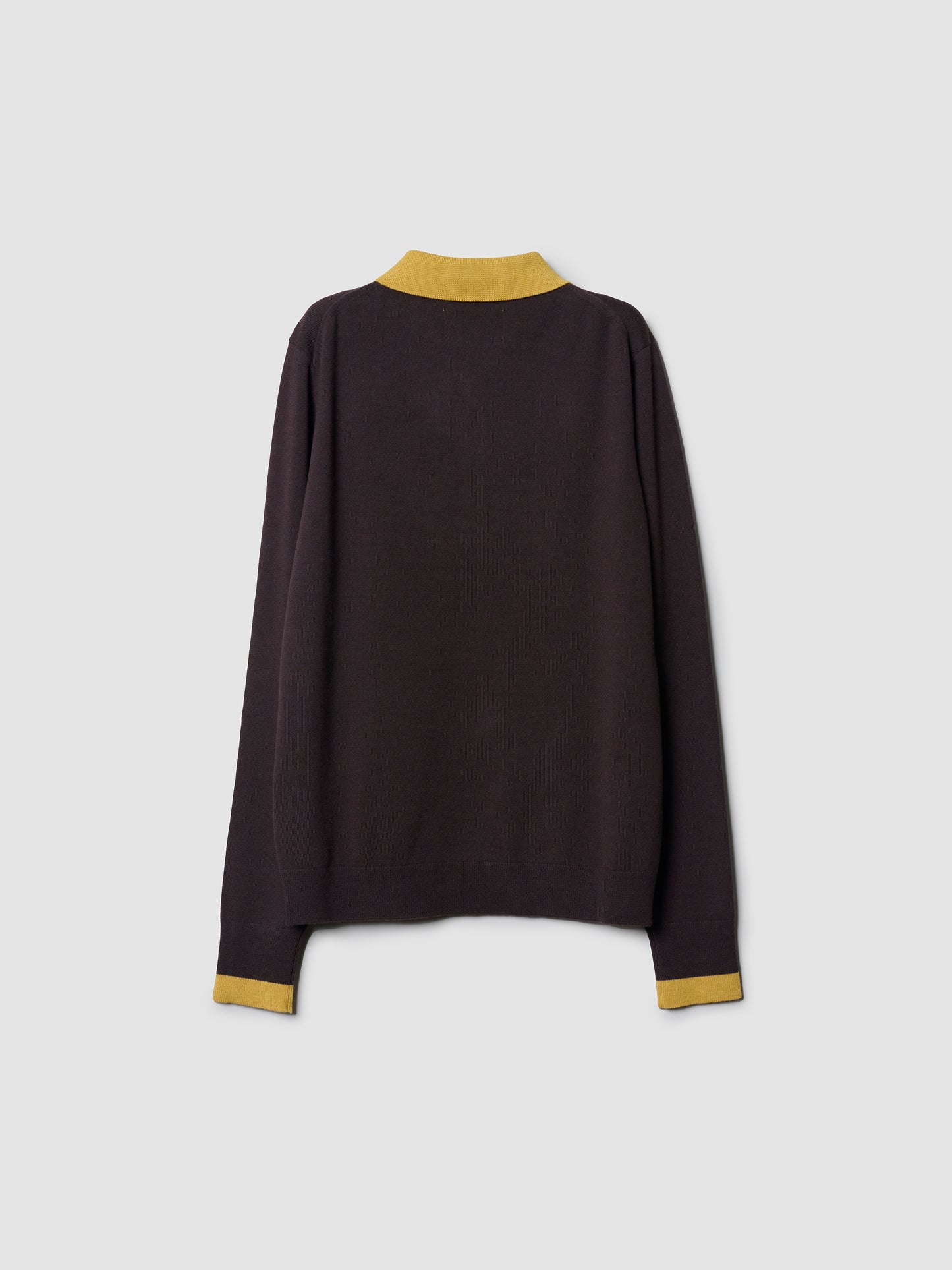 TRAVEL POLO/ BROWNxYELLOW