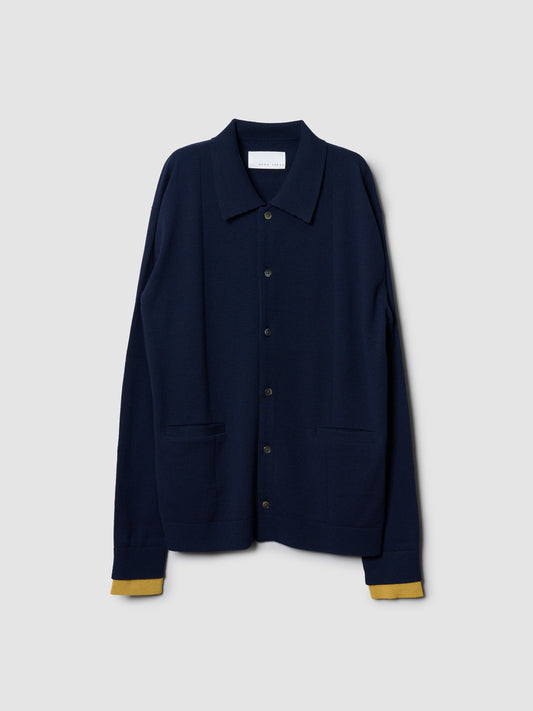TRAVEL CARDIGAN/ NAVY
