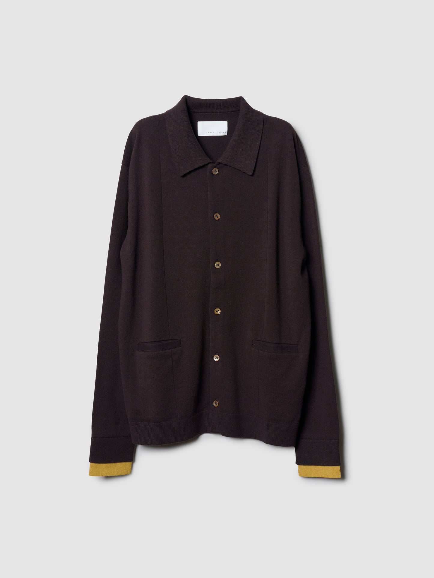 TRAVEL CARDIGAN/ BROWN